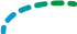 lijn blauw groen