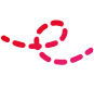 lijn rood roze